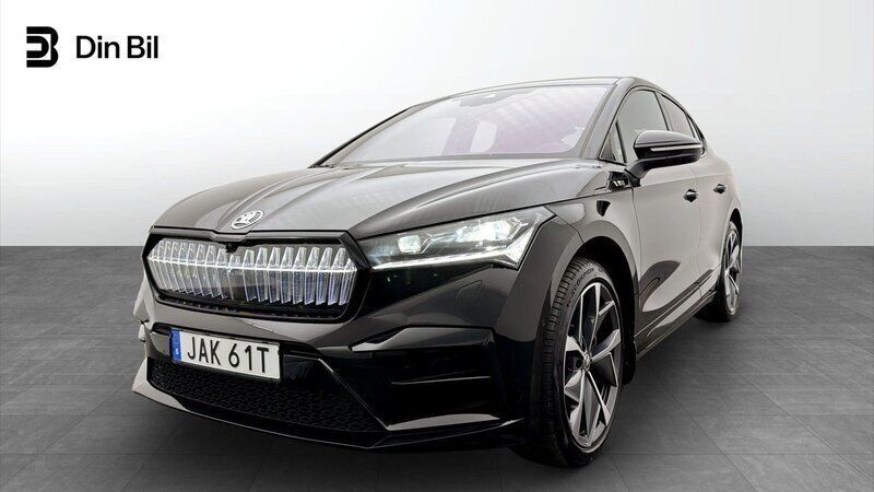 Svart Begagnad 2023 Skoda Enyaq iV RS SUV | 459 500 kr - Bild 1/4
