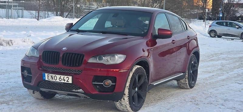 Begagnad BMW X6 235 HK (172 kW) 2009 Röd SUV