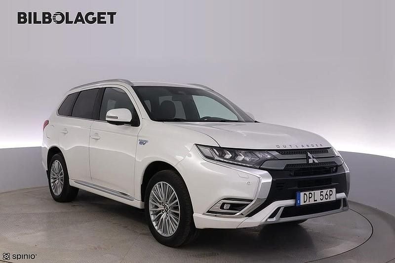 Vit Begagnad 2019 Mitsubishi Outlander P-HEV SUV | 224 800 kr (Marknadspris) - Bild 1/4