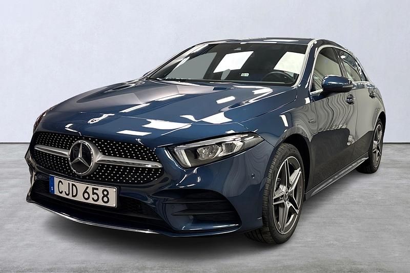 Begagnad Mercedes A250 160 HK (117 kW) 2020 Blå Halvkombi