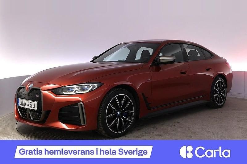 Grön Begagnad 2022 BMW i4 M Sport Sedan | 450 990 kr (Marknadspris) - Bild 1/4