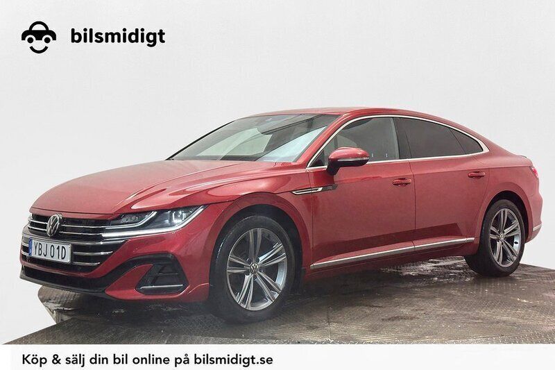 Röd Begagnad 2021 VW Arteon R-line Halvkombi | 298 900 kr (Dyr) - Bild 1/3