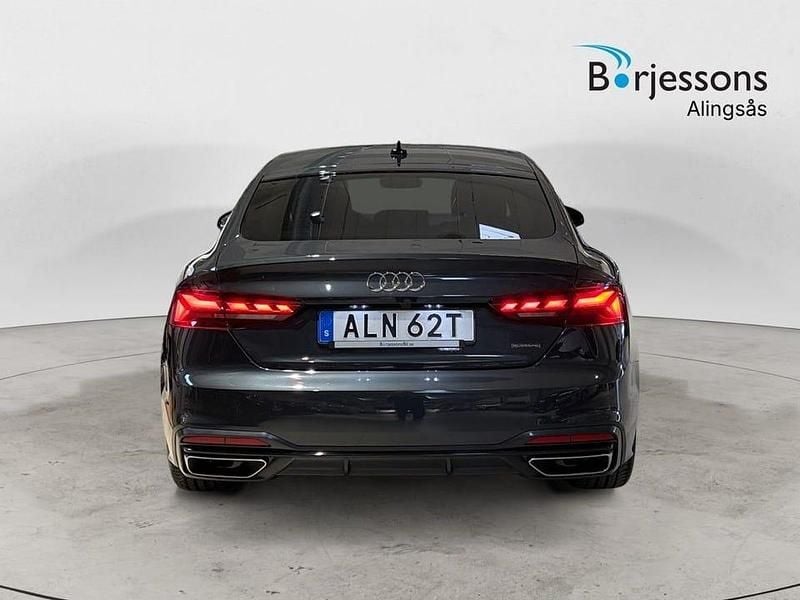 Begagnad Audi A5 Sportback Advanced Plus 268 HK (197 kW) 2020 Grå Halvkombi