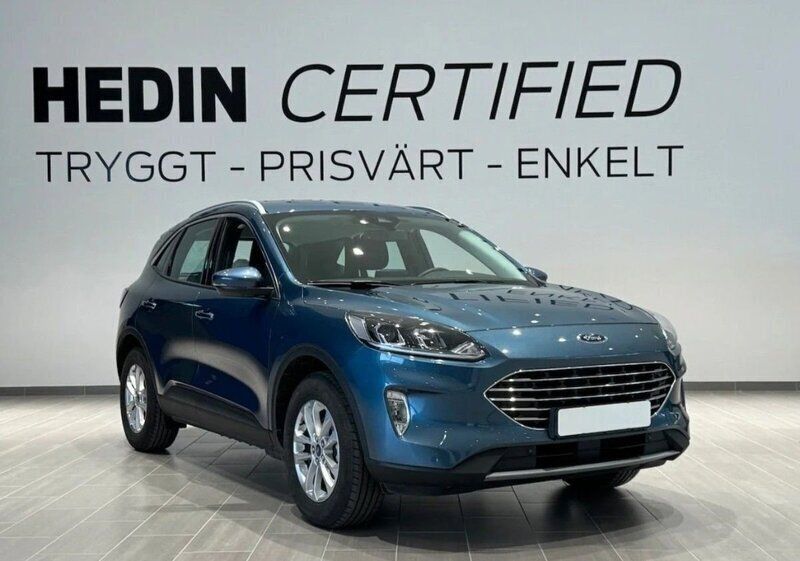Blå (blue) Begagnad 2022 Ford Kuga Titanium SUV | 269 900 kr (Marknadspris) - Bild 1/4