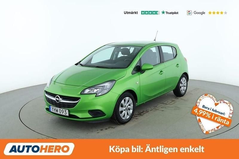 Grön Begagnad 2016 Opel Corsa Edition Sedan | 86 000 kr (Marknadspris) - Bild 1/4