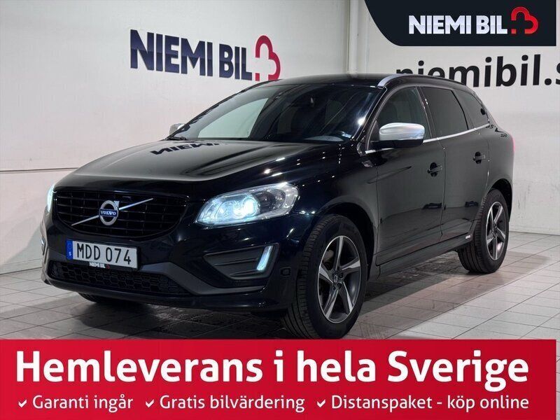 Svart Begagnad 2015 Volvo XC60 R-Design SUV | 219 900 kr (Lite dyr) - Bild 1/3