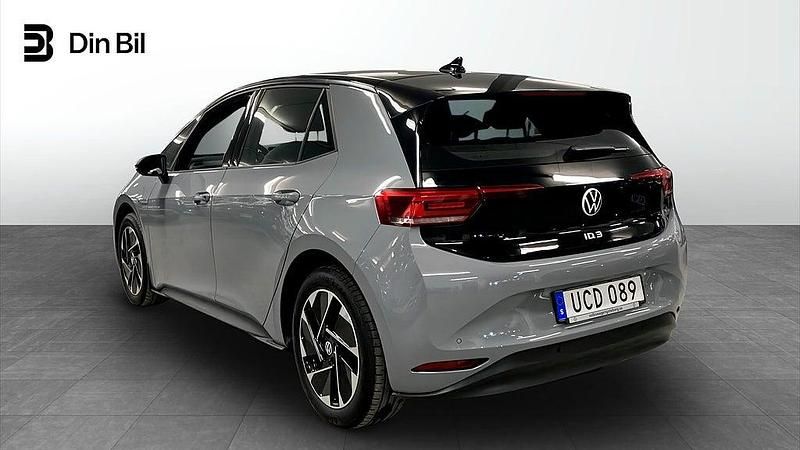 Begagnad VW ID.3 Pro Performance 150 kW (204 HK) 2022 Grå Halvkombi