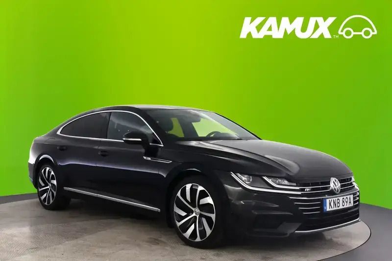 Svart Begagnad 2020 VW Arteon Executive Halvkombi | 268 800 kr (Marknadspris) - Bild 1/4