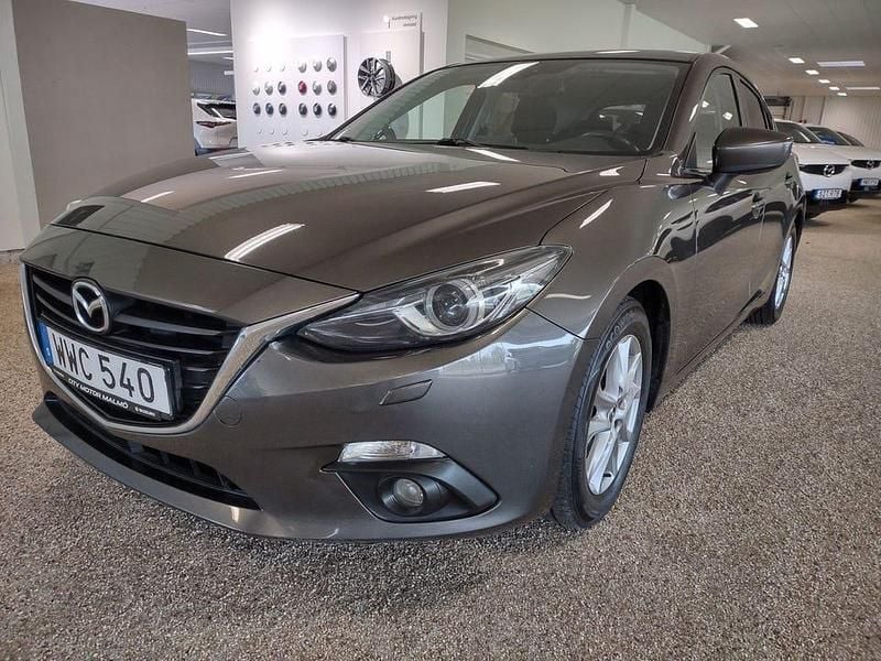 Begagnad Mazda 3 Vision 120 HK (88 kW) 2014 Brun Halvkombi