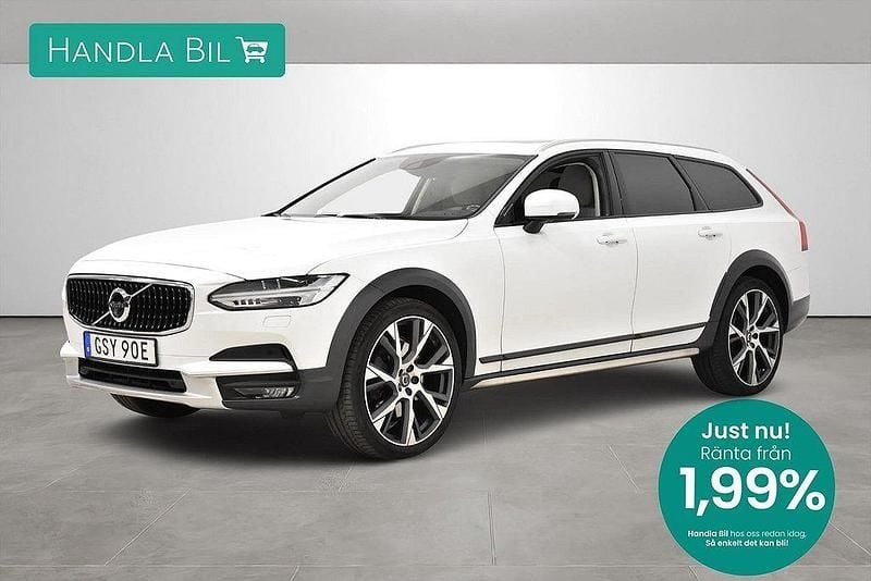 Vit Begagnad 2019 Volvo V90 CC Momentum Kombi | 329 900 kr (Lite dyr) - Bild 1/3