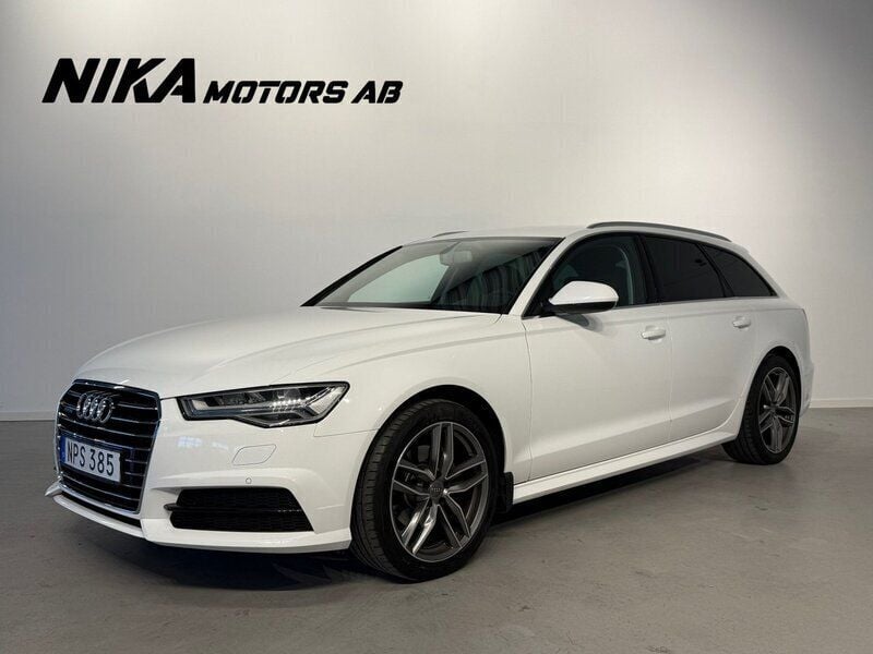 Vit Begagnad 2018 Audi A6 Ambition Kombi | 214 900 kr (Superpris) - Bild 1/4