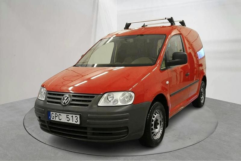 Röd Begagnad 2008 VW Caddy Minibuss | 29 000 kr (Superpris) - Bild 1/4