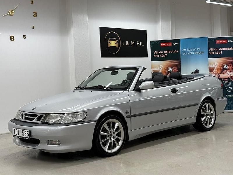 Begagnad Saab 9-3 Cabriolet Aero 205 HK (150 kW) 2002 Ljusgrå Cab