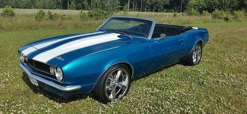 Mörkblå Begagnad 1967 Chevrolet Camaro Cab | 479 000 kr - Bild 1/4