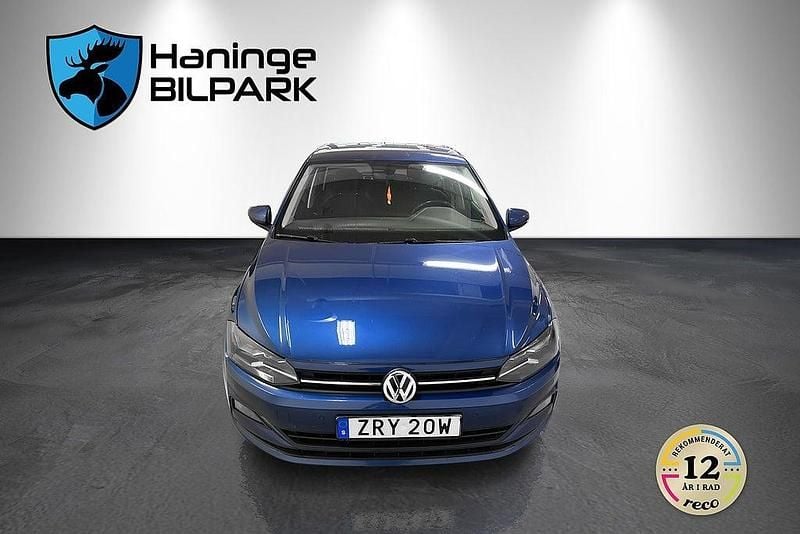 Begagnad VW Polo 95 HK (69 kW) 2019 Blå Halvkombi