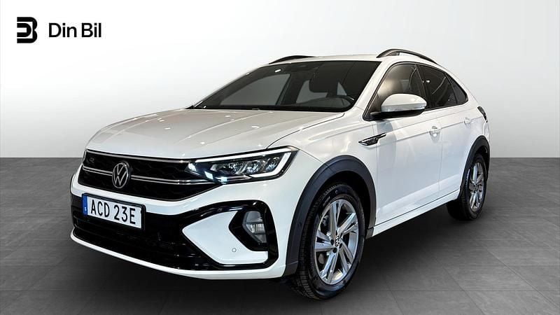 Vit (pure white) Begagnad 2022 VW Taigo R-line SUV | 189 900 kr (Bra pris) - Bild 1/4