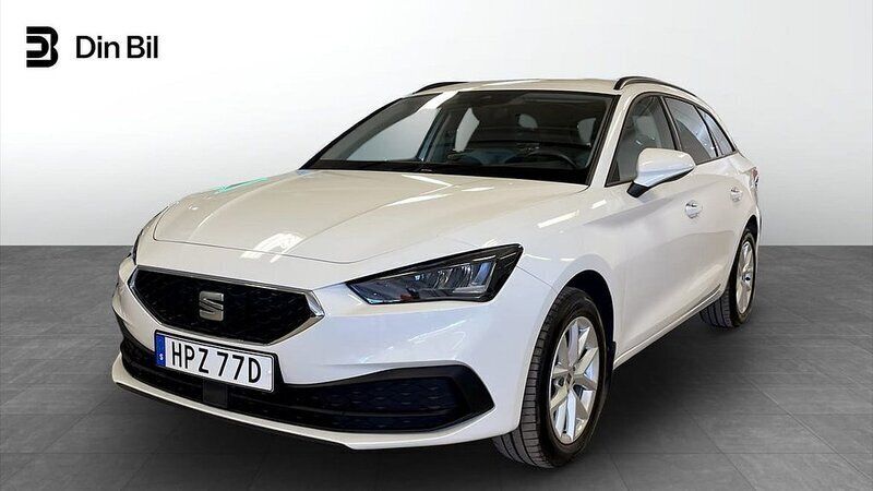 Vit Begagnad 2022 Seat Leon Kombi | 184 500 kr (Marknadspris) - Bild 1/4