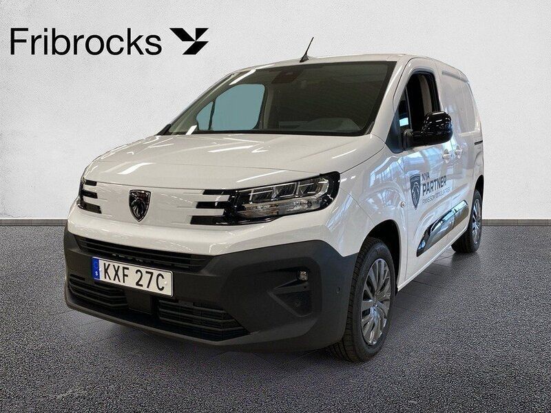 Vit Ny 2024 Peugeot Partner Minibuss | 337 250 kr (Lite dyr) - Bild 1/4