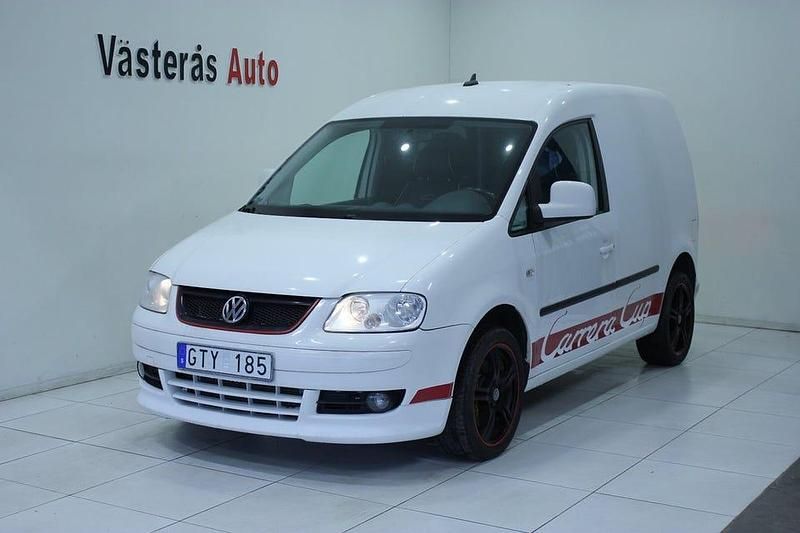 Vit Begagnad 2008 VW Caddy Cup Minibuss | 75 000 kr (Lite dyr) - Bild 1/4