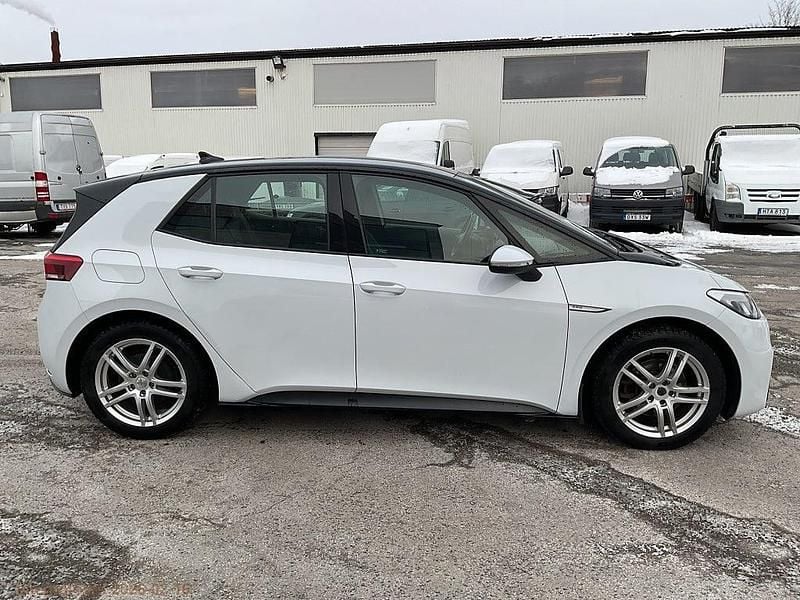Begagnad VW ID.3 Pro Performance 150 kW (204 HK) 2021 Vit Halvkombi