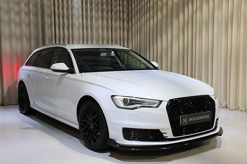 Begagnad Audi A6 S-Line 272 HK (200 kW) 2014 Vit Kombi