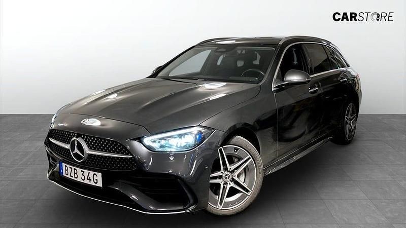 Grå Begagnad 2022 Mercedes E300 AMG Kombi | 369 900 kr - Bild 1/4