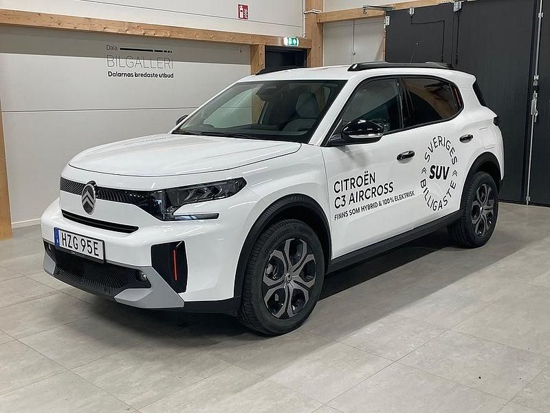 Vit Begagnad 2025 Citroën C3 Aircross PureTech SUV | 249 900 kr (Bra pris) - Bild 1/4