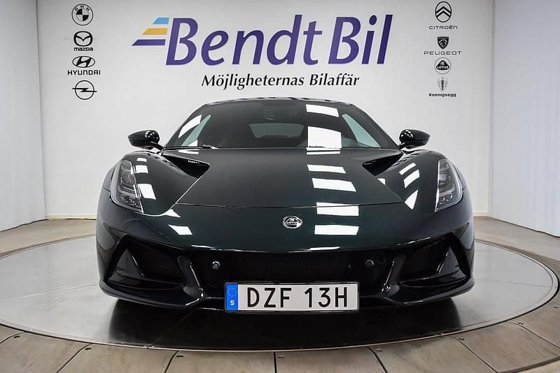 Begagnad Lotus Emira 405 HK (297 kW) 2025 Grön Sportkupé