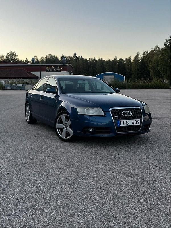 Blå Begagnad 2007 Audi A6 S-Line Sedan | 39 500 kr (Bra pris) - Bild 1/4