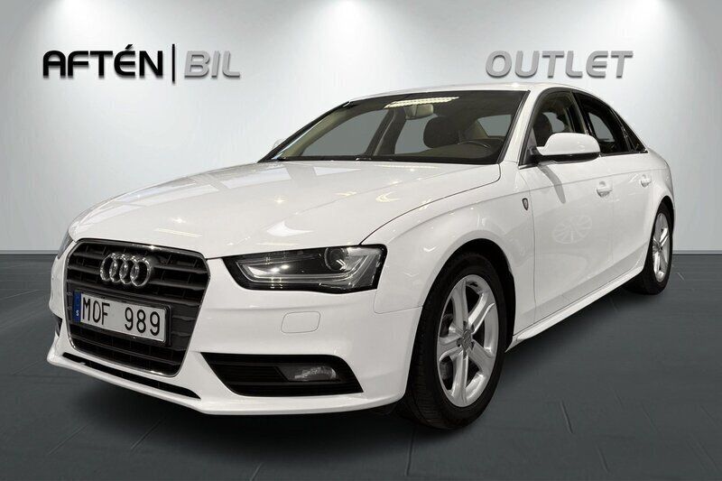 Vit Begagnad 2012 Audi A4 Comfort Sedan | 99 800 kr (Marknadspris) - Bild 1/3