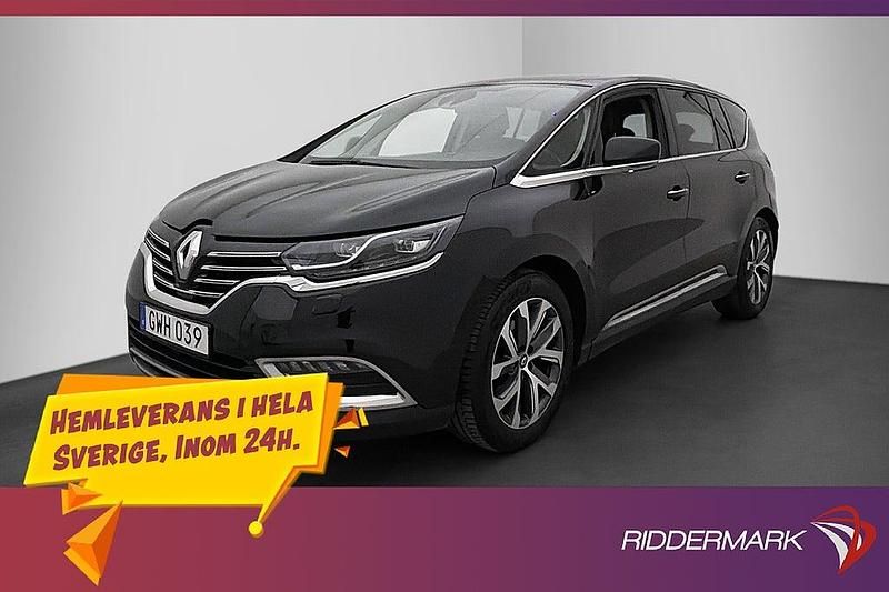 Begagnad Renault Espace 160 HK (117 kW) 2015 Svart Minibuss