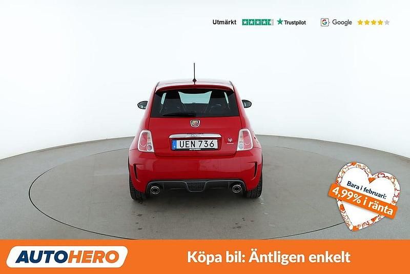 Begagnad Abarth 595 Turismo 162 HK (119 kW) 2015 Röd Halvkombi