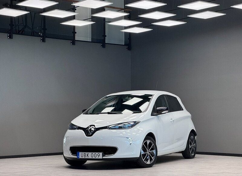Vit Begagnad 2018 Renault Zoe Halvkombi | 119 900 kr (Marknadspris) - Bild 1/3