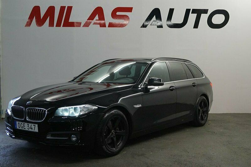 Begagnad BMW 520 191 HK (140 kW) 2016 Svart Kombi