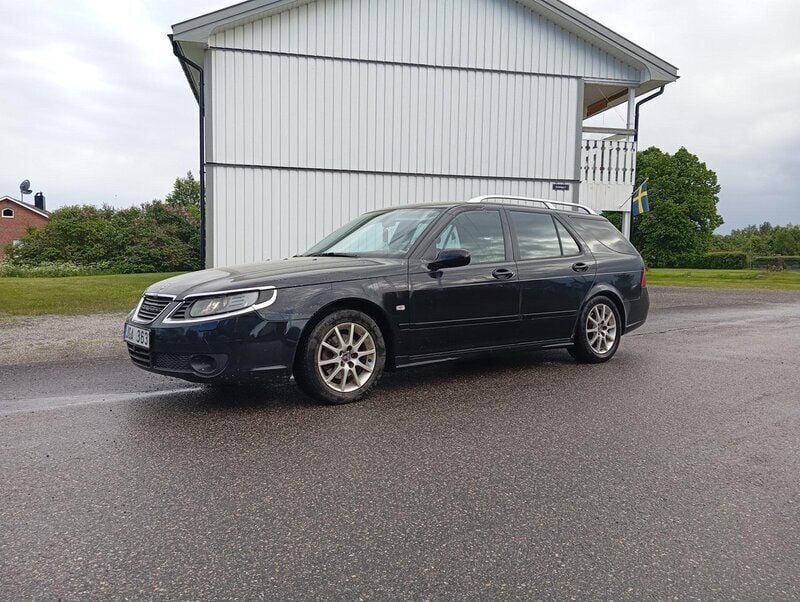 Svart Begagnad 2007 Saab 9-5 Vector Kombi | 6 500 kr (Superpris) - Bild 1/1