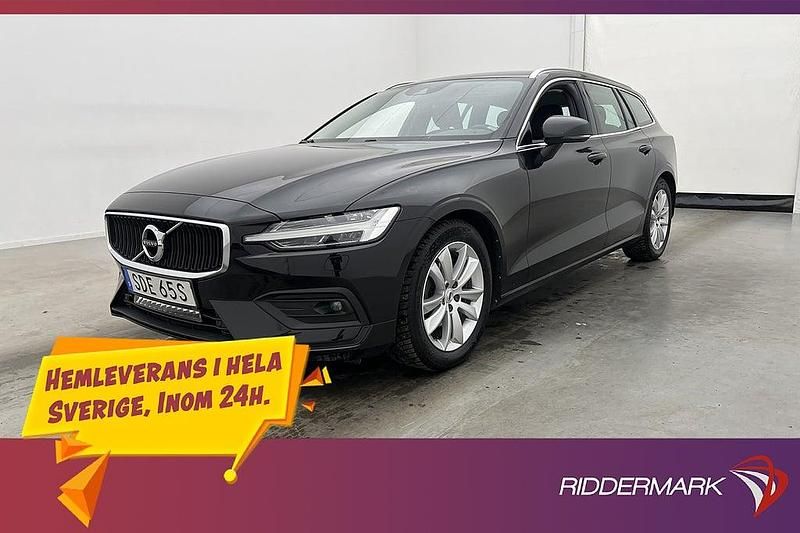 Svart Begagnad 2019 Volvo V60 Momentum Kombi | 264 800 kr (Bra pris) - Bild 1/3