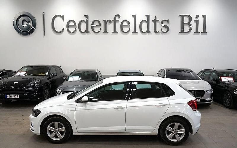Begagnad VW Polo 95 HK (69 kW) 2018 Vit Halvkombi