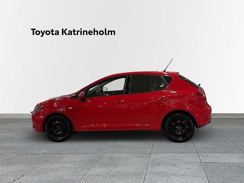 Begagnad Seat Ibiza Style 90 HK (66 kW) 2016 Röd Halvkombi