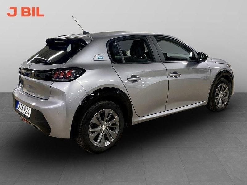 Begagnad Peugeot e-208 Active 100 kW (136 HK) 2022 Grå Halvkombi