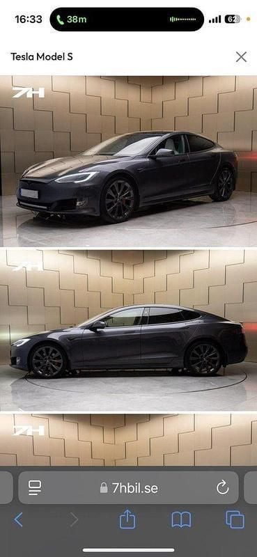 Vit Begagnad 2018 Tesla Model S Sedan | 399 000 kr (Superpris) - Bild 1/4