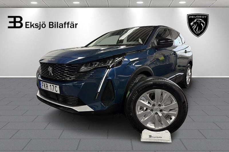 Blå Begagnad 2022 Peugeot 3008 SUV | 209 500 kr (Bra pris) - Bild 1/4