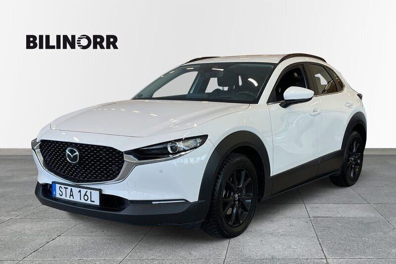 Vit Begagnad 2020 Mazda CX-30 SUV | 234 900 kr (Bra pris) - Bild 1/4
