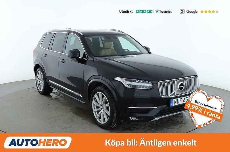 Begagnad Volvo XC90 Inscription 225 HK (165 kW) 2015 Svart SUV