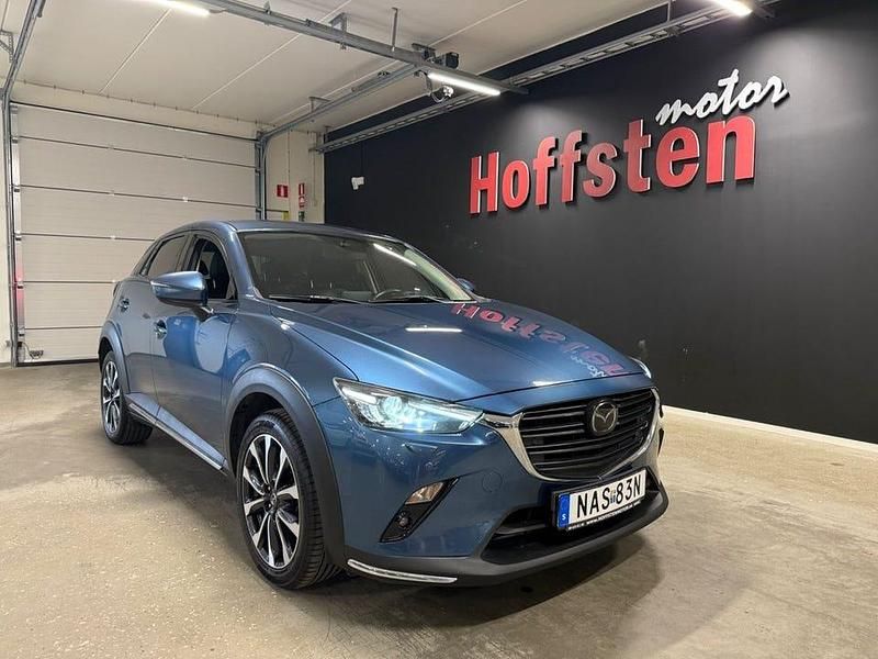 Blå Begagnad 2019 Mazda CX-3 SUV | 179 900 kr (Bra pris) - Bild 1/4