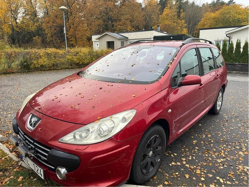 Röd Begagnad 2007 Peugeot 307 Kombi | 17 500 kr (Bra pris) - Bild 1/4