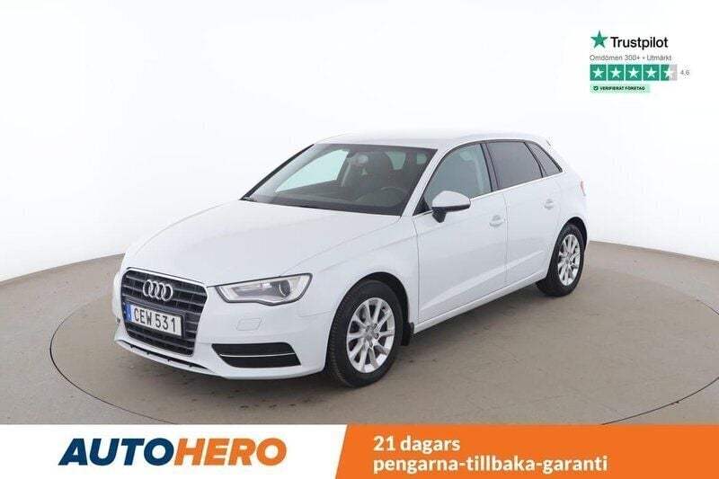 Vit Begagnad 2013 Audi A3 Sportback Halvkombi | 110 000 kr (Marknadspris) - Bild 1/4