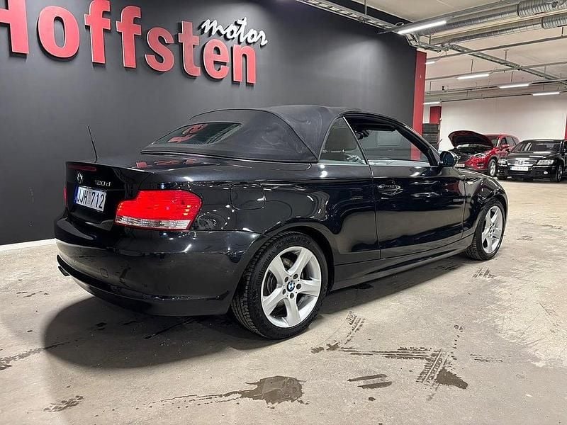Begagnad BMW 120 Cabriolet Advantage 177 HK (130 kW) 2009 Svart Cab