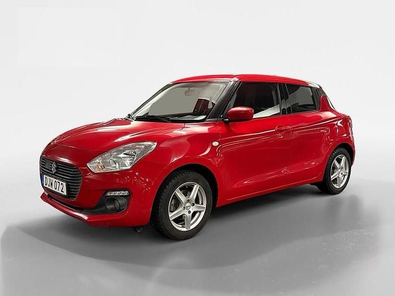 Röd Begagnad 2018 Suzuki Swift Halvkombi | 109 900 kr (Superpris) - Bild 1/4