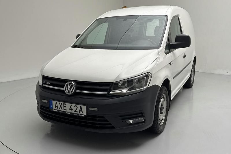 Vit Begagnad 2020 VW Caddy Minibuss | 129 000 kr (Lite dyr) - Bild 1/4