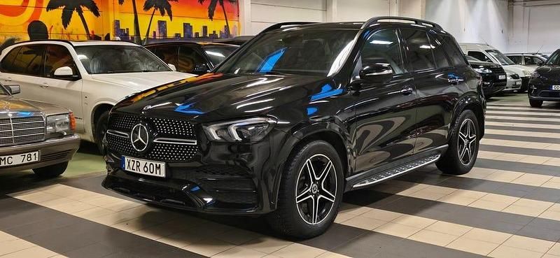 Begagnad Mercedes GLE350 AMG line 320 HK (235 kW) 2021 Svart